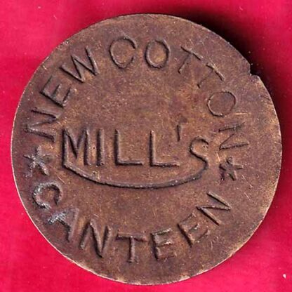 CANTEEN TOKEN – NEW COTTON CANTEEN MILLS -  FB2162