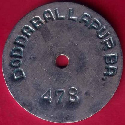 BANK TOKEN : STATE BANK OF MYSORE {BRANCH: DODDABALLAPUR}-  FB2199 - Image 2