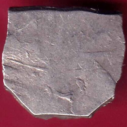 ANCIENT INDIA MAURYAN PERIOD MAGADH DYNASTY ANIMAL STANDING SILVER PUNCHMARK -  FB2457 - Image 2