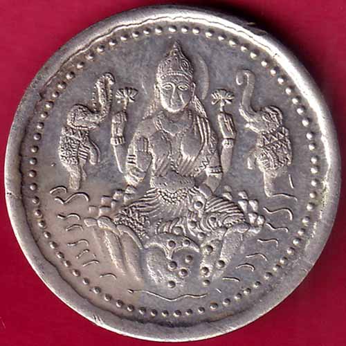 SILVER TOKEN OM SHREE MAHALAXMI BOMBAY 999 FB2502 Indian