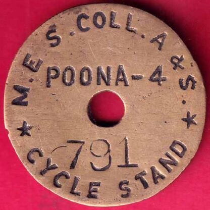 M.E.S.COLL A & S. CYCLE STAND POONA - 4 –FB2598