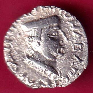 ANCIENT INDIA NAHAPAN DYNESTY KINGS PORTRAIT SILVER COIN–FB2626