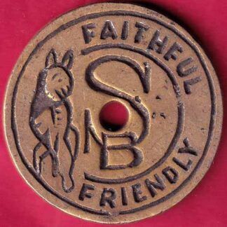 BANK TOKEN – FAITHFUL FRIENDLY SYNDICATE BANK LTD. CONNAUGHT CIRCUS NEW DELHI 109–FB2667