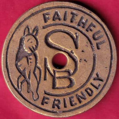 BANK TOKEN – FAITHFUL FRIENDLY SYNDICATE BANK LTD. CONNAUGHT CIRCUS NEW DELHI 109–FB2667