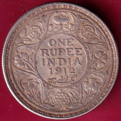 British India 1912 Bombay Mint George V Emperor One Rupee–FB2717