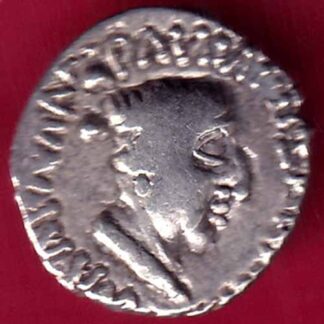 ANCIENT INDIA NAHAPAN DYNESTY KINGS PORTRAIT SILVER COIN–FB2844