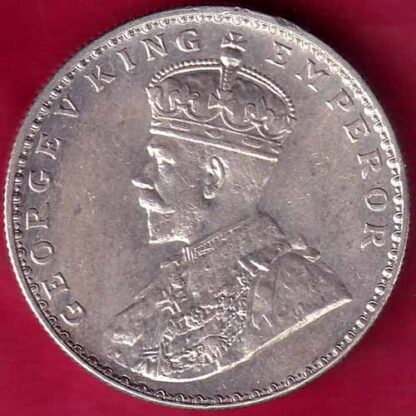 BRITISH INDIA 1913 BOMBAY MINT GEORGE V ONE RUPEE BEAUTIFUL SILVER COIN –FB2858 - Image 2