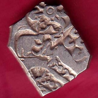 ANCIENT INDIA MAURYAN PERIOD MAGADH DYNASTY ANIMAL STANDING SILVER PUNCHMARK –FB3003