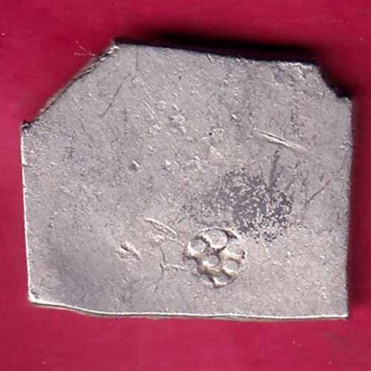 ANCIENT INDIA MAURYAN PERIOD MAGADH DYNASTY ANIMAL STANDING SILVER PUNCHMARK –FB3106 - Image 2