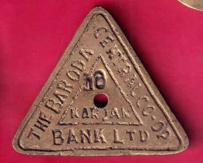 BANK TOKEN : THE BARODA CENTRAL CO.OP BANK LTD. KARJAN  –FB3142