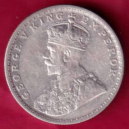 British India 1915 George v One Rupee silver coin –FB3175 - Image 2