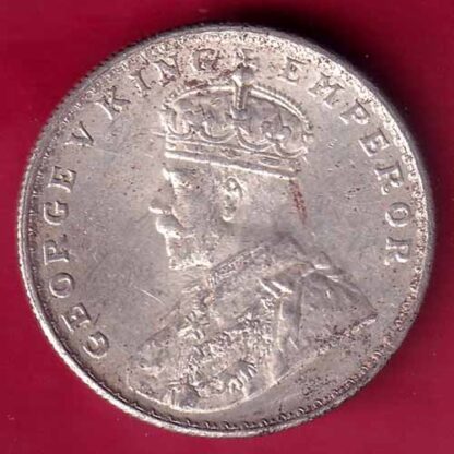 British India 1919 bombay mint George v One Rupee Silver coin –FB3191 - Image 2