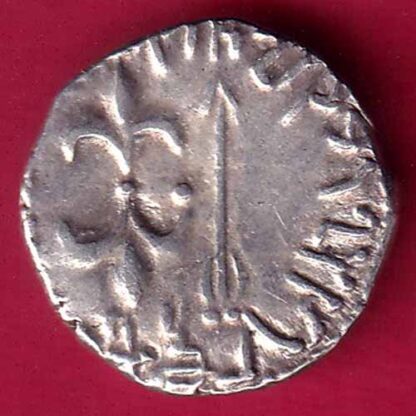 ANCIENT INDIA NAHAPAN DYNESTY KINGS PORTRAIT SILVER COIN –FB3221 - Image 2