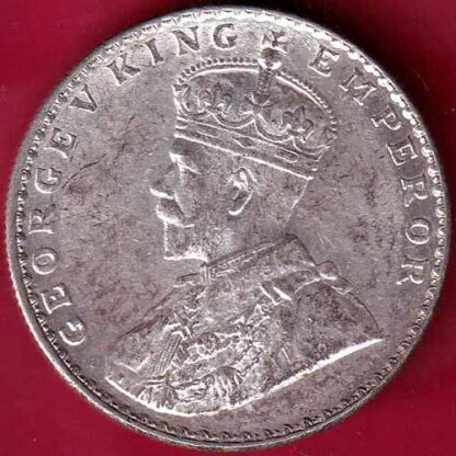 British India 1912 Bombay Mint George V king Emperor One Rupee– FB3400 - Image 2