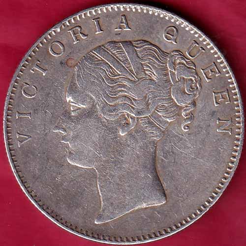 East India Company 1840 Continuous Legend Victoria Queen One Rupee ...