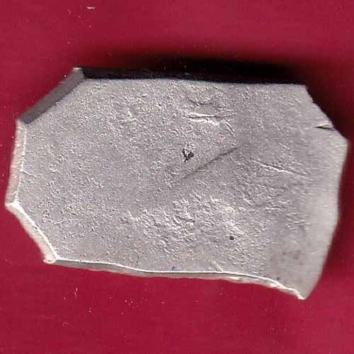 ANCIENT INDIA MAURYAN PERIOD MAGADH DYNASTY ANIMAL STANDING SILVER PUNCHMARK– FB3477 - Image 2