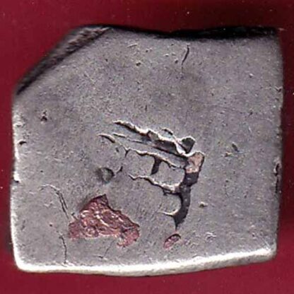 ANCIENT INDIA MAURYAN PERIOD MAGADH DYNASTY  SILVER PUNCHMARK – FB3527 - Image 2