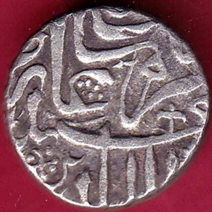 MUGHALS MUHAMMAD AKBAR MAHMUDI SWASTIKA SILVER COIN– FB3561