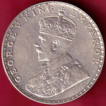 British India 1912 Bombay Mint George V king Emperor One Rupee – FB3715 - Image 2
