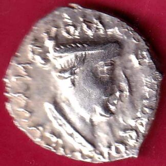 ANCIENT INDIA NAHAPAN DYNESTY KINGS PORTRAIT SILVER COIN  – FB3737