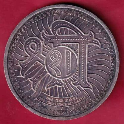 Token :- SHREE SILVER TOKEN : SHREE GANESHA RARE TOKEN – FB3745 - Image 2