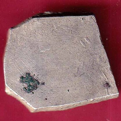ANCIENT INDIA MAURYAN PERIOD MAGADH DYNASTY ANIMAL STANDING SILVER PUNCHMARK – FB3776 - Image 2