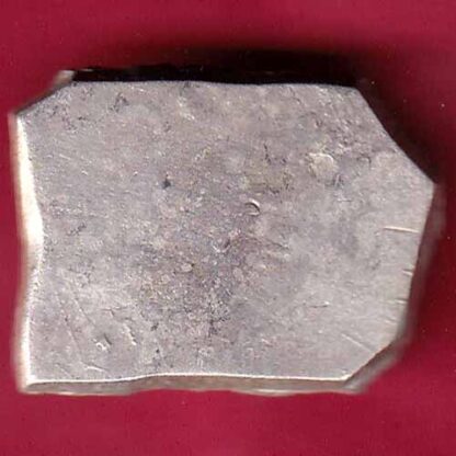 ANCIENT INDIA MAURYAN PERIOD MAGADH DYNASTY ANIMAL STANDING SILVER PUNCHMARK– FB3783 - Image 2