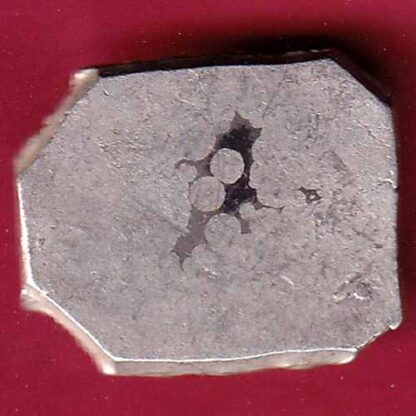 ANCIENT INDIA MAURYAN PERIOD MAGADH DYNASTY ANIMAL STANDING SILVER PUNCHMARK– FB3974 - Image 2