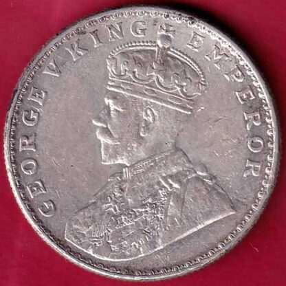 British India 1917 bombay mint George v Emperor One Rupee– FB4011 - Image 2