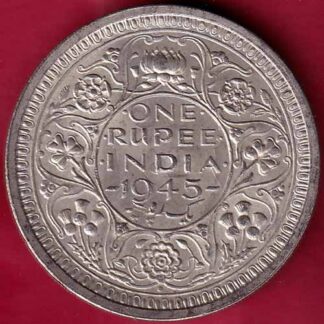 British India 1945 Bombay Mint George Vi One Rupee– FB4054