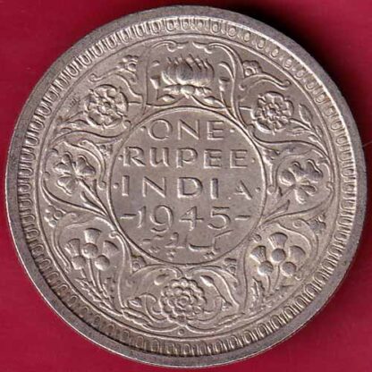 British India 1945 Bombay Mint George Vi One Rupee– FB4183