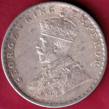 British India 1912 George V king Emperor One Rupee–FB4204 - Image 2