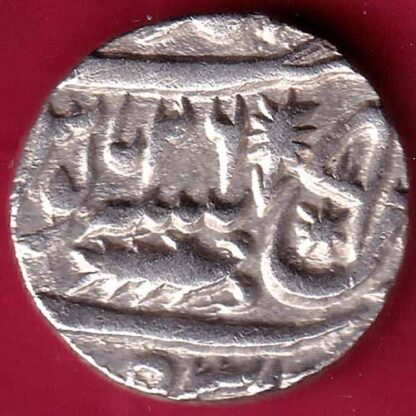IPS Awadh RY 26 Muhammadabad Banaras INO Shah Alam II one rupee silver coin –FB4206