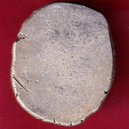 ANCIENT INDIA MAURYAN PERIOD MAGADH DYNASTY ANIMAL STANDING SILVER PUNCHMARK– FB4534 - Image 2