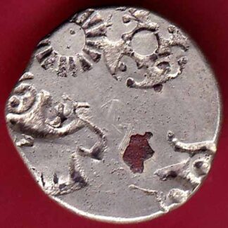 ANCIENT INDIA MAURYAN PERIOD MAGADH DYNASTY  SILVER PUNCHMARK–FB4276