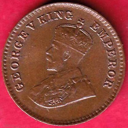 BRITISH INDIA 1924 GEORGE V 1/12 ANNA – FB4316 - Image 2