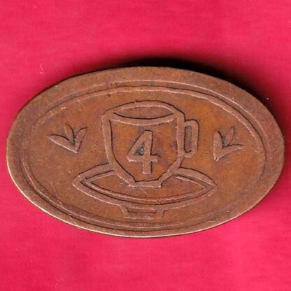 Canteen Token: Tea Stall, H.M Ltd.Indore – FB4387 - Image 2