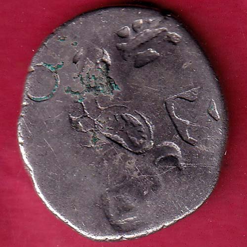 ANCIENT INDIA MAURYAN PERIOD “BOTH SIDE PUNCHES” MAGADH DYNASTY SILVER PUNCHMARK– FB4389 - Image 2