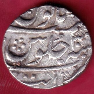 MUGHALS AURANGZEB KHAMBAYAT MINT ONE RUPEE SILVER COIN – FB4459