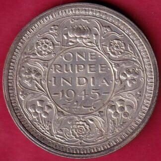 British India 1945 Bombay Mint George Vi One Rupee – FB4503