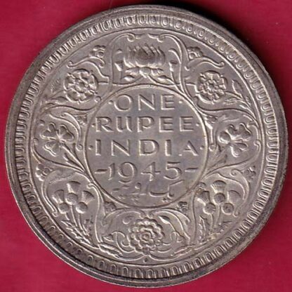 British India 1945 Bombay Mint George Vi One Rupee – FB4503