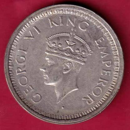British India 1945 Bombay Mint George Vi One Rupee – FB4503 - Image 2