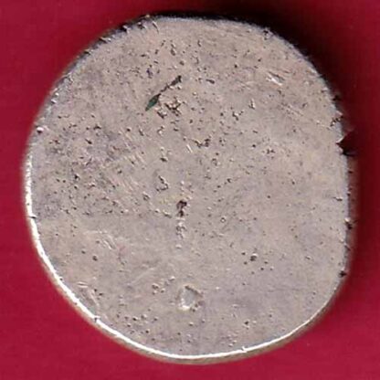 ANCIENT INDIA MAURYAN PERIOD MAGADH DYNASTY SILVER PUNCHMARK  – FB4569 - Image 2