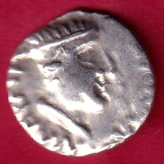ANCIENT INDIA NAHAPAN DYNESTY KINGS PORTRAIT SILVER COIN – FB4575