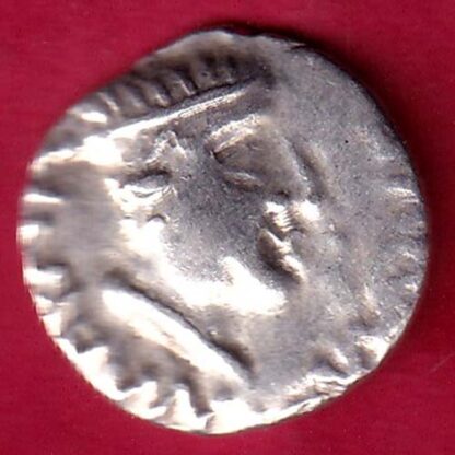 ANCIENT INDIA NAHAPAN DYNESTY KINGS PORTRAIT SILVER COIN – FB4575