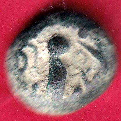 ANCIENT INDIA GADHAYA DYNASTY KING PORTRAIT “SHREE OM VERIETY” RARE COIN – FB4585 - Image 2