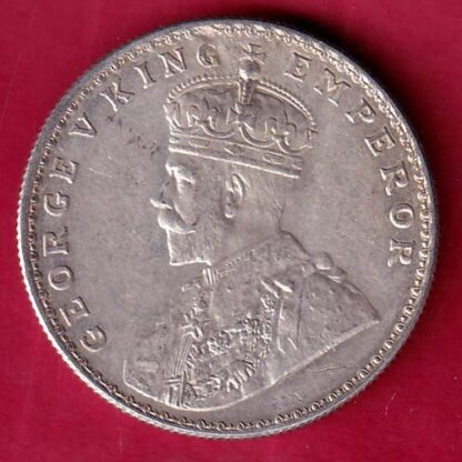 British India 1917 bombay mint George v Emperor One Rupee – FB4702 - Image 2