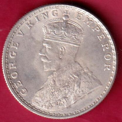British India 1917 bombay mint George v Emperor One Rupee –FB4744 - Image 2