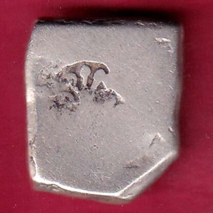 ANCIENT INDIA MAURYAN PERIOD MAGADH DYNASTY SILVER PUNCHMARK–FB4765 - Image 2