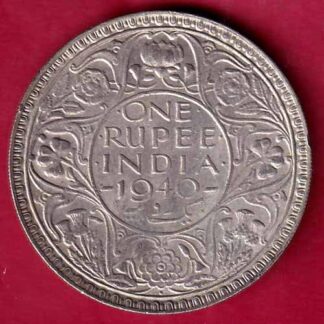 British India 1940 George VI Bombay Mint One Rupee –FB4777